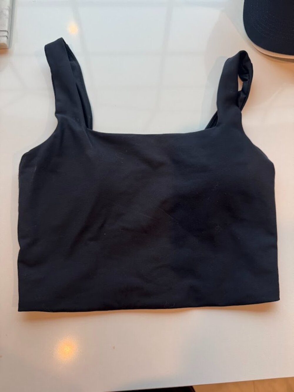 Abercrombie & Fitch Your Personal Best Cropped Square Neck Tank | Size M